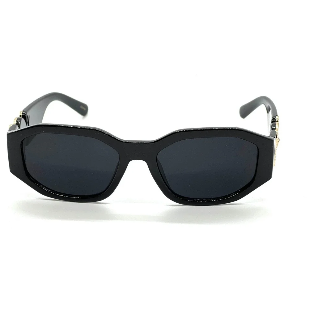 Women Unisex Sunglasses Square Black Lens Fashion‎ Designer Hip Hop Style